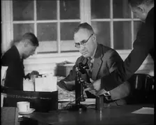 Journalist Being Handed Papers, 1933. Creator: British Pathe Ltd