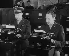 Journalists at Work, 1943. Creator: British Pathe Ltd