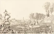 Journee du 16 octobre 1793, la morte de Marie-Antoinette, probably 1794. Creator: Antoine Jean Duclos