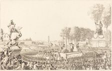 Journee du 16 octobre 1793, la morte de Marie-Antoinette, probably 1794. Creator: Antoine Jean Duclos