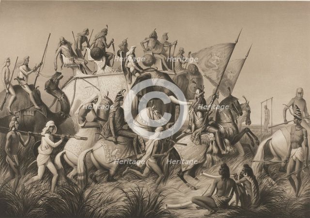 Journey through India, 1845-1848. Artist: Saltykov, Alexei Dmitriyevich (1806-1859)