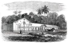 Journey to Gold-Washings in Venezuela - Monastery and Church of Guacipati, 1850. Creator: Unknown