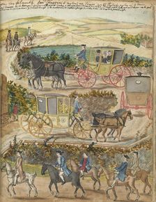 Journey from Falmouth to Truro, 1778. Creator: Jan Brandes