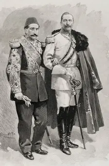 Journey of the German Emperors to the Holy Land: Constantinople, October 1898. Creator: Unknown