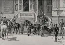 Journey of the emperors of Germany to the Holy Land, Constantinople, Turkey, 1898. Creator: Juan Comba García