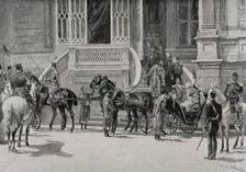 Journey of the emperors of Germany to the Holy Land, Constantinople, Turkey, 1898. Creator: Juan Comba García