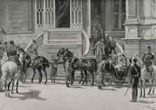 Journey of the emperors of Germany to the Holy Land, Constantinople, Turkey, 1898. Creator: Juan Comba García