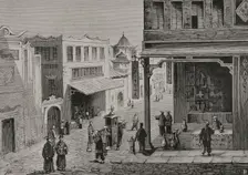 Journey of the steamer "Marqués de la Victoria" to Guangzhou, (China) in July 1878. Creator: Tomás Carlos Capuz