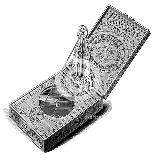 Journey-ring, or Viatorium, 1587 (1893). Artist: Unknown