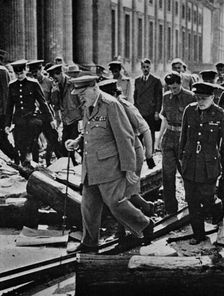 Journey's end. Dunkirk to Berlin - an inevitable progress of retributive justice. Churchill inspect
