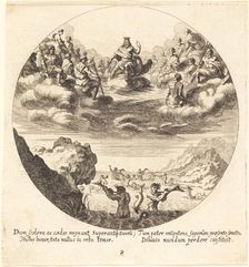 Jove and the Gods, 1665. Creator: Georg Andreas Wolfgang