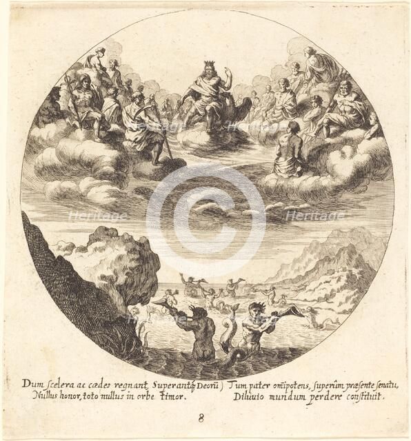 Jove and the Gods, 1665. Creator: Georg Andreas Wolfgang.