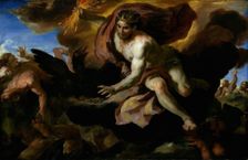 Jove casts his Thunderbolts at the Rebellious Giants, 1690/95. Creator: Johann Michael Rottmayr