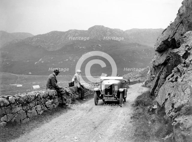 Jowett of W Jowett competing in the Scottish Light Car Trial, 1922. Artist: Bill Brunell.