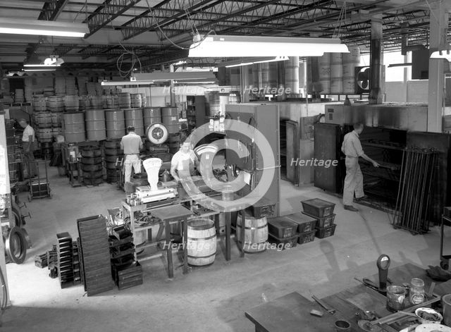 Jowitt & Rogers factory, Philadelphia, Pennsylvania, USA, 1963.  Creator: Michael Walters.