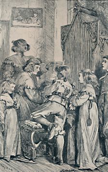 Joy. Frontispiece to Golden Thoughts from Golden Fountains 1867, (1923). Artist: Dalziel Brothers