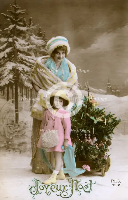 'Joyeux Noel', c1900-1929(?). Artist: Unknown