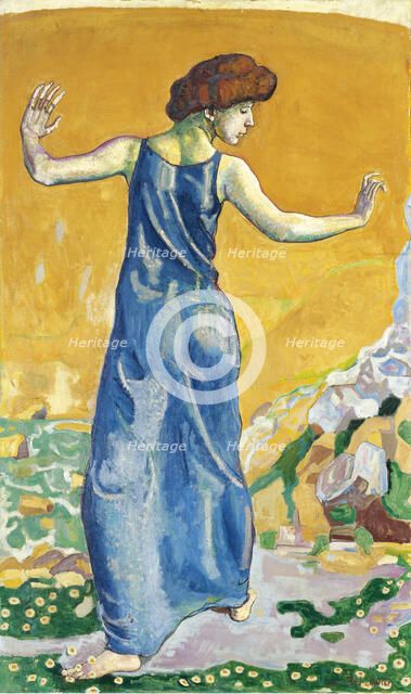 Joyful Woman. Artist: Hodler, Ferdinand (1853-1918)