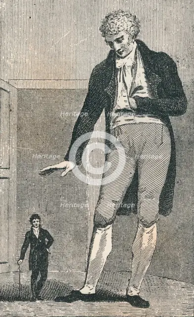 Jozef Boruwlaski (1739-1837) and Patrick Cotter O'Brien (1760-1806), c1780 (1894). Artist: Unknown.