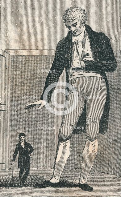 Jozef Boruwlaski (1739-1837) and Patrick Cotter O'Brien (1760-1806), c1780 (1894). Artist: Unknown.