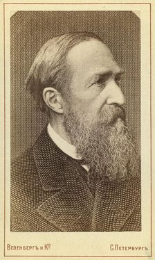 Jozef Ignacy Kraszewski, half-length portrait, facing front, between 1880 and 1886. Creator: Unknown