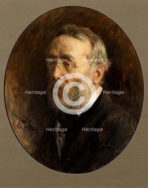 Jozef Israels, Self Portrait, 1881. Creator: Jozef Israels.