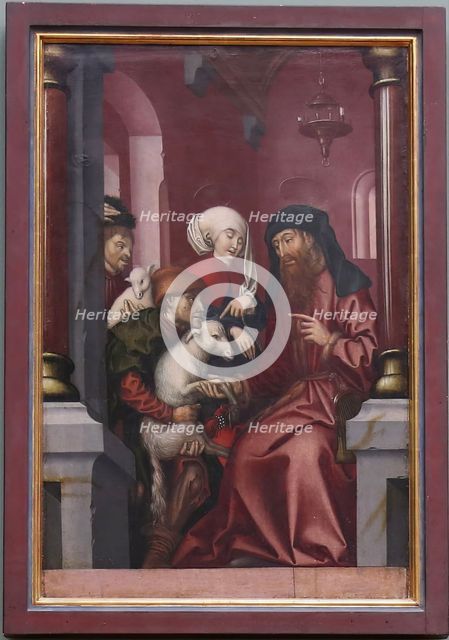 Joachim and Anne choosing a Lamb for Sacrifice, 1512. Creator: Hans Fries.