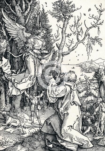 'Joachim and the Angel', 1506 (1906). Artist: Albrecht Durer.