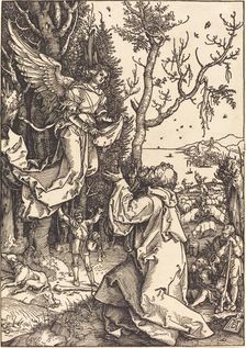 Joachim and the Angel, c. 1504. Creator: Albrecht Durer