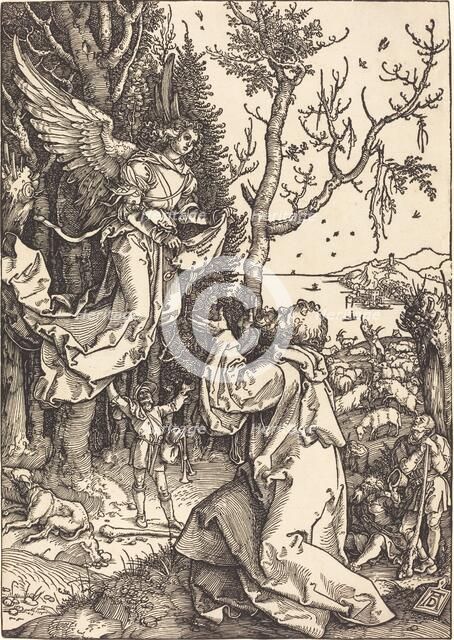 Joachim and the Angel, c. 1504. Creator: Albrecht Durer.