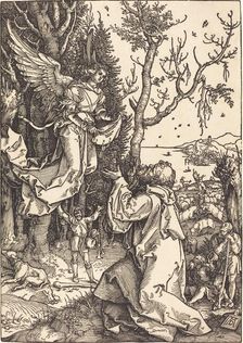 Joachim and the Angel, c. 1504. Creator: Albrecht Durer