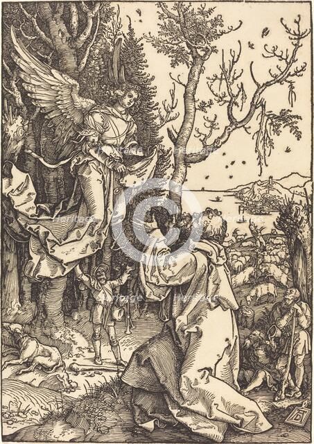 Joachim and the Angel, c. 1504. Creator: Albrecht Durer.