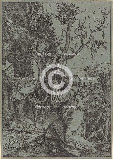 Joachim and the Angel, c. 1504. Creator: Albrecht Durer.