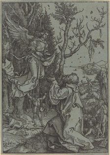 Joachim and the Angel, c. 1504. Creator: Albrecht Durer