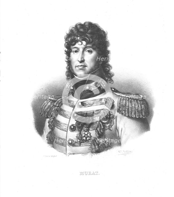 Joachim Murat, (c1820s).  Artist: Zéphirin Félix Jean Marius Belliard.