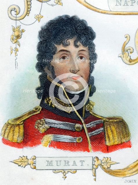 Joachim Murat, French soldier, c1830. Artist: Unknown