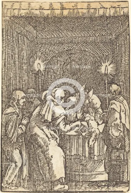 Joachim's Offering Refused, c. 1513. Creator: Albrecht Altdorfer.