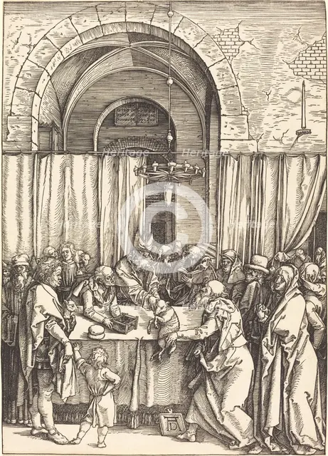 Joachim's Offering Rejected, c. 1504/1505. Creator: Albrecht Durer.