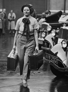 Joan Weekes, 1934 R.A.C. Rally. Creator: Unknown