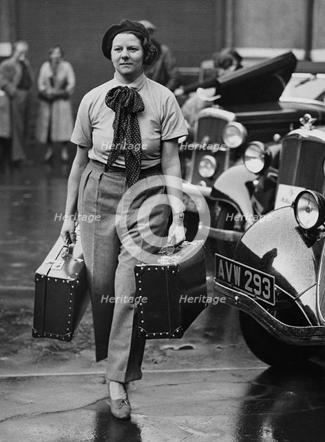 Joan Weekes, 1934 R.A.C. Rally. Creator: Unknown.