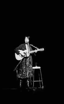 Joan Baez, Odeon Hammersmith, 1977. Artist: Brian O'Connor