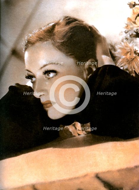 Joan Crawford, American actress, 1934-1935. Artist: Unknown