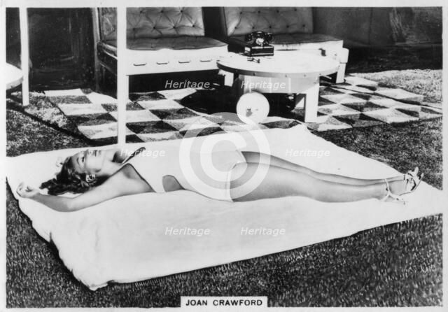 Joan Crawford, American actress and film star, 1938. Artist: Unknown