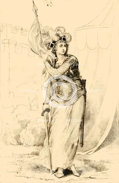 'Joan D'Arc, the Maid of Orleans', 1821.  Creator: R Page.