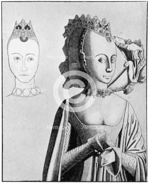 Joan, daughter of the Earl of Salisbury, 15th century, (1910). Artist: Unknown