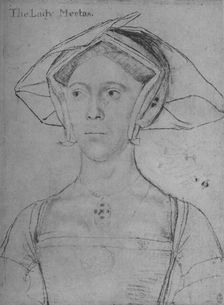 Joan, Lady Meutas c1536-1543 (1945). Artist: Hans Holbein the Younger