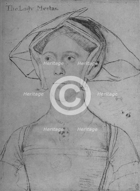 'Joan, Lady Meutas', c1536-1543 (1945). Artist: Hans Holbein the Younger.