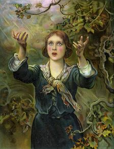 Joan of Arc, 15th century French patriot and martyr, 1906