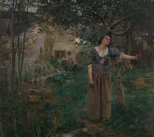Joan of Arc, 1879. Creator: Jules Bastien-Lepage
