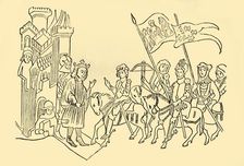 Joan of Arc Comes to the Court of the French King c1930. Creator: Unknown